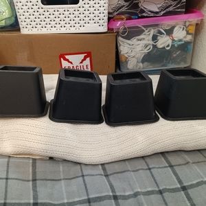 Set of Four 4" Bed Risers